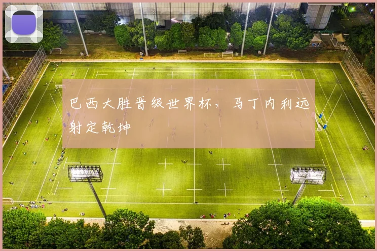 巴西大胜晋级世界杯，马丁内利远射定乾坤